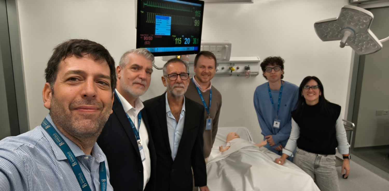 Gabriel Muntaabski visitó el Centro de Simulación Barceló