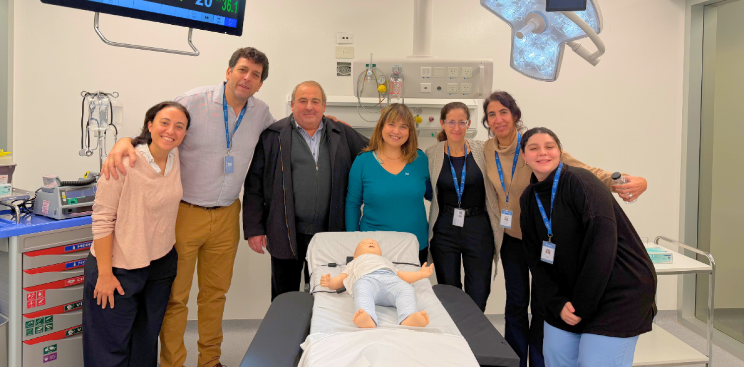 Norma Raúl y José de Echave visitaron el Centro de Simulación Barceló