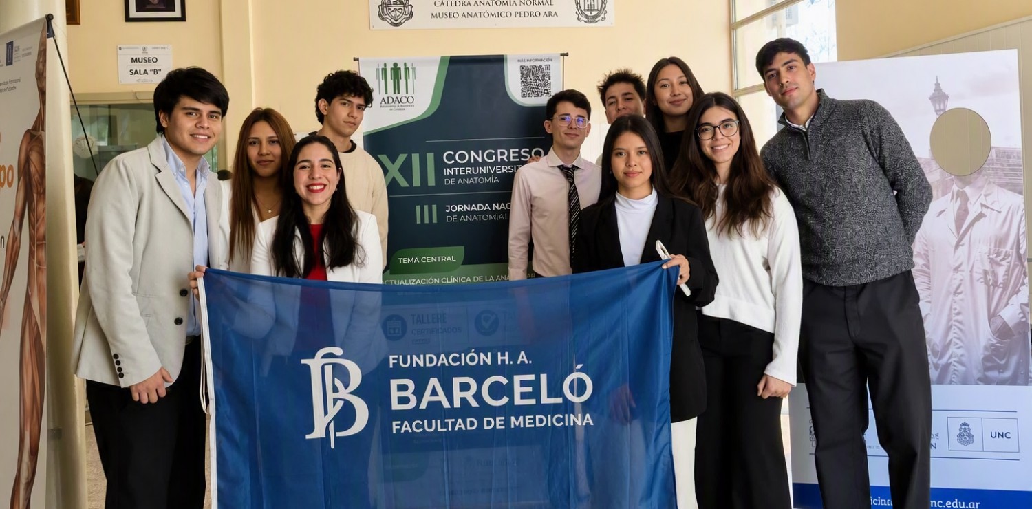 Estudiantes de la Fundación Barceló premiados en el XII Congreso Interuniversitario Argentino de Anatomía