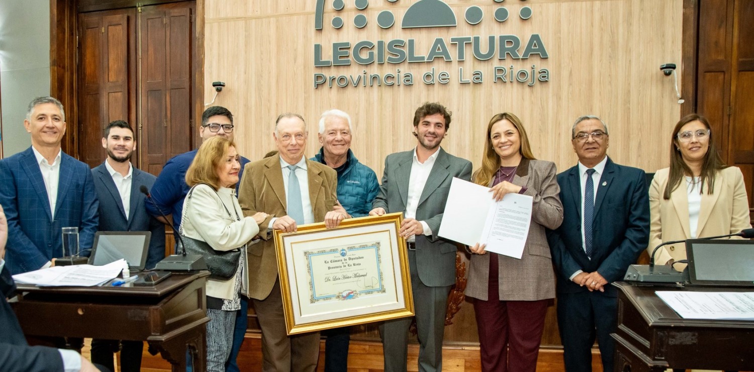 Reconocimiento Legislativo | Dr. León Malamud: una vida dedicada a formar médicos en La Rioja